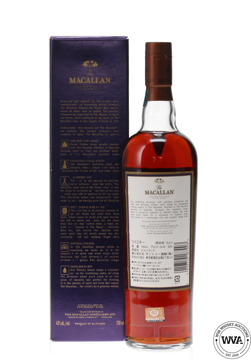 Macallan 18 Year Old (1994) Import