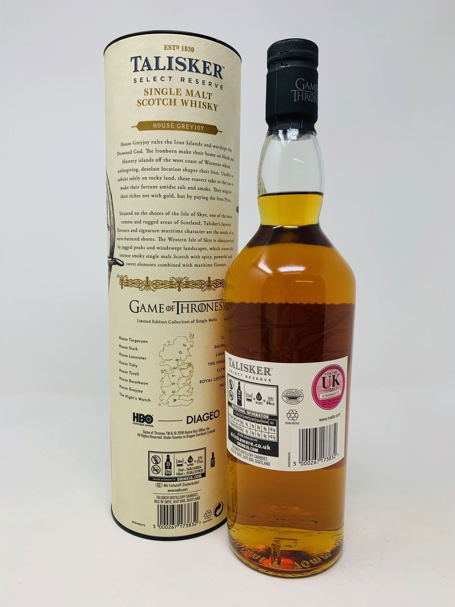 TALISKER GAME OF THRONES SELECT RESERVE