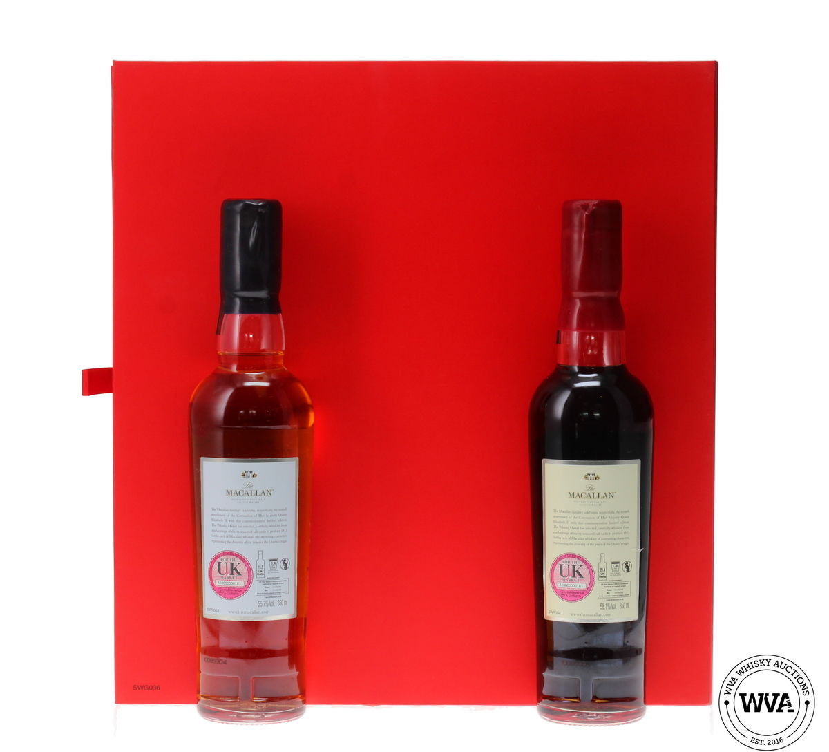 MACALLAN 60TH ANNIVERSARY OF THE CORONATION 2 X 35CL