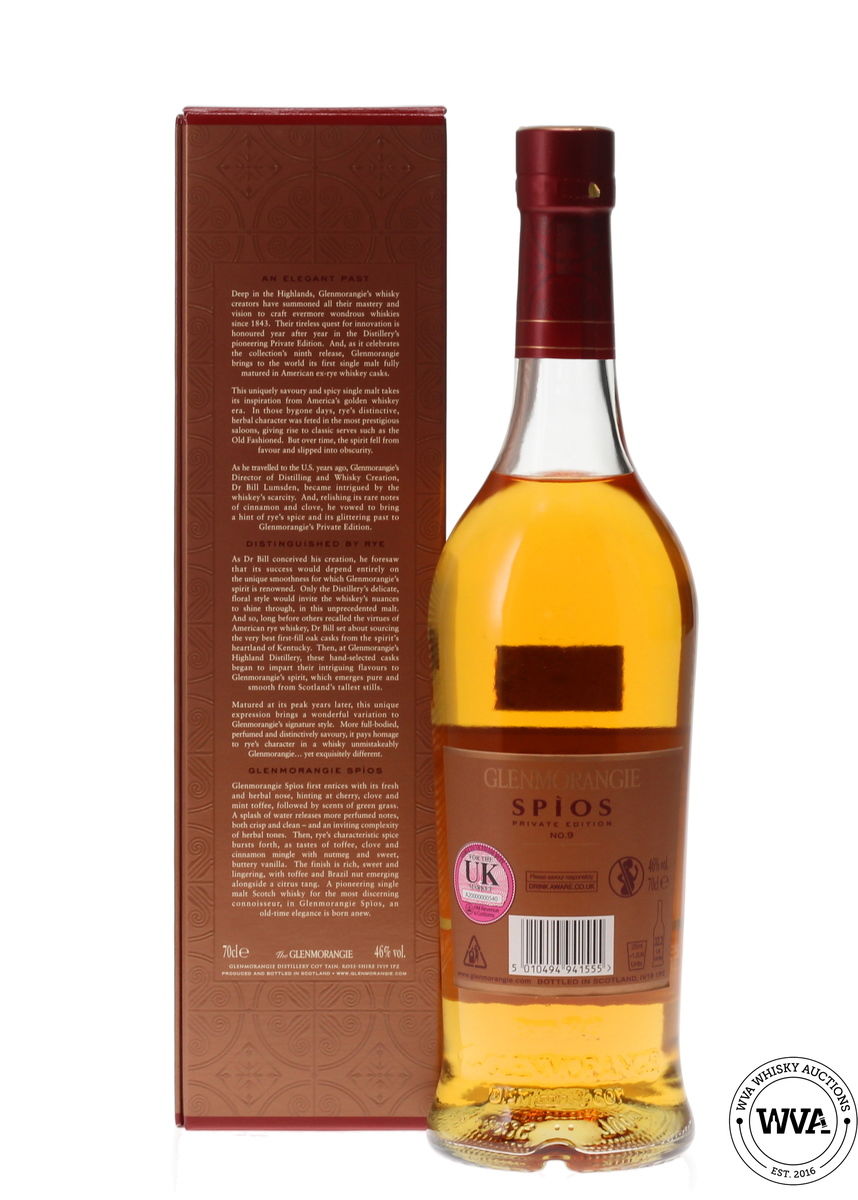 GLENMORANGIE SPIOS PRIVATE EDITION NO.9