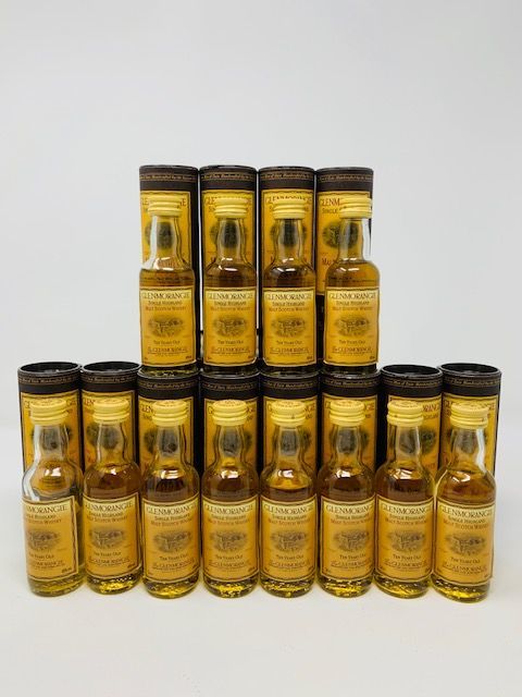 12 X GLENMORANGIE 5CL MINIATURES 