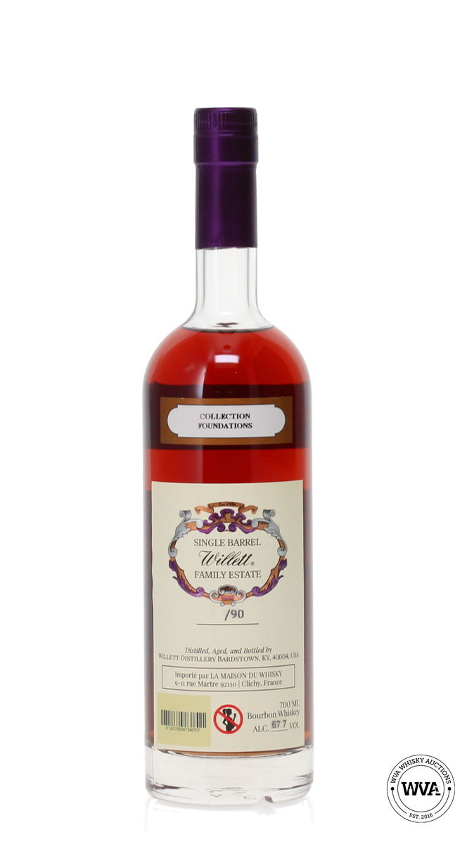 WILLETT 10 YEAR OLD FAMILY ESTATE BOURBON SINGLE BARREL #6684 LMDW - FOUNDATIONS COLLECTION