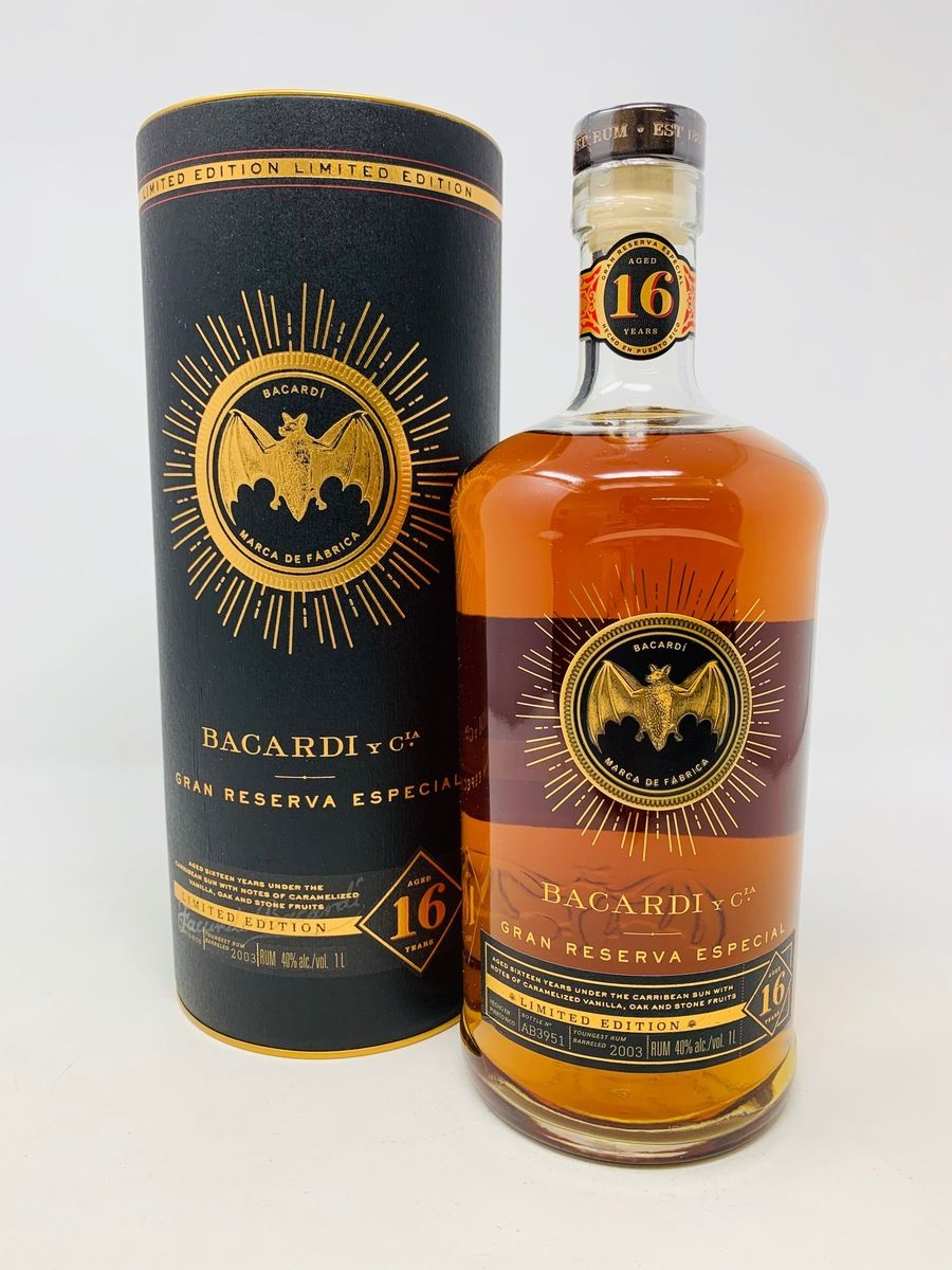 BARCARDI 16 YEAR OLD GRAN RESERVA LIMITED EDITION