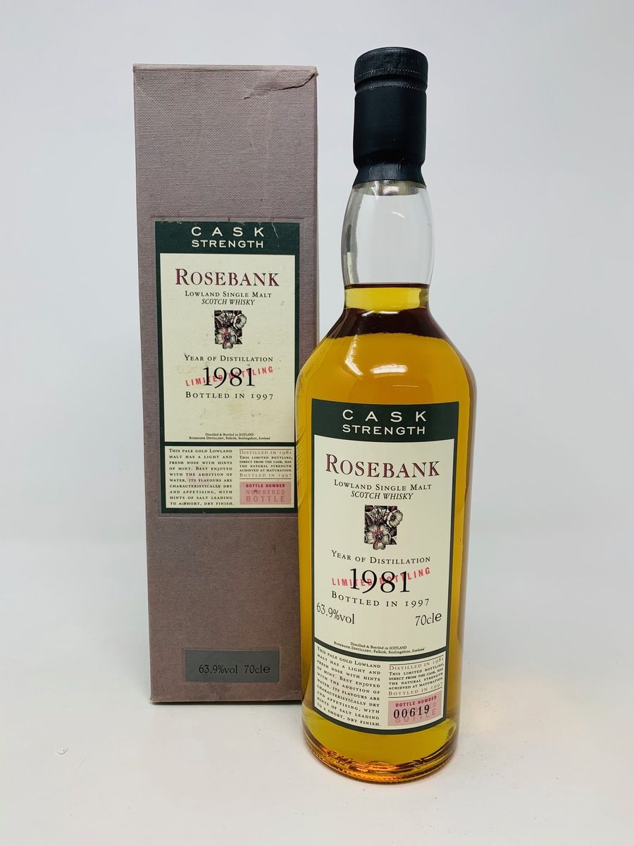 ROSEBANK 1981 FLORA AND FAUNA CASK STRENGTH LIMITED EDITION