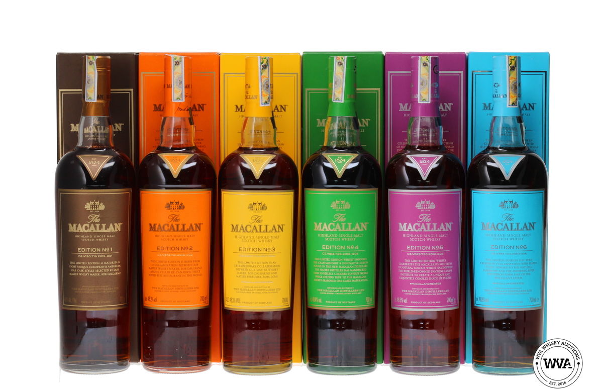 MACALLAN EDITIONS SET (1-6) COLLECTION TRUNK 6 X70CL