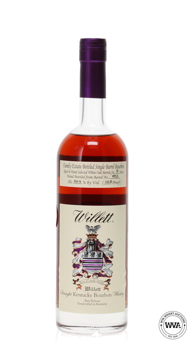 WILLETT 9 YEAR OLD FAMILY ESTATE SINGLE BARREL BOURBON #1855 - SECRET BOTTLE SHOP