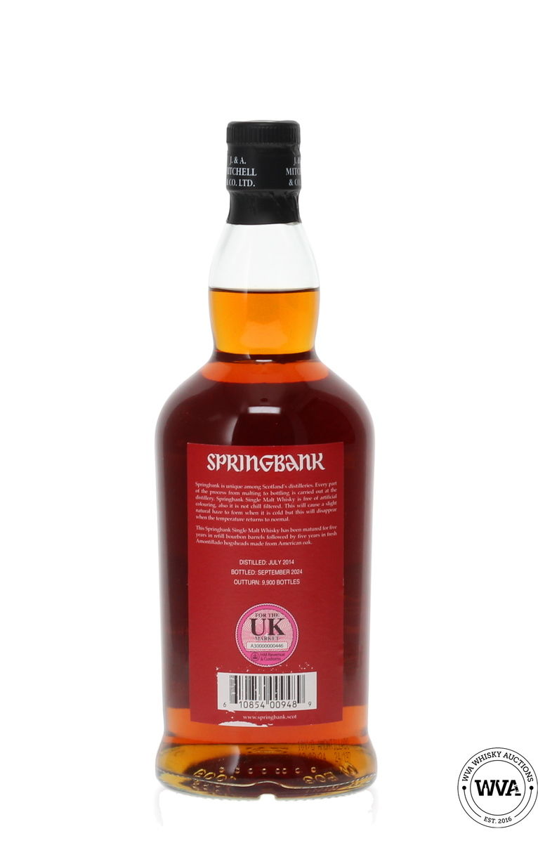 SPRINGBANK 10 YEAR OLD - AMONTILLADO CASK MATURED (2024)