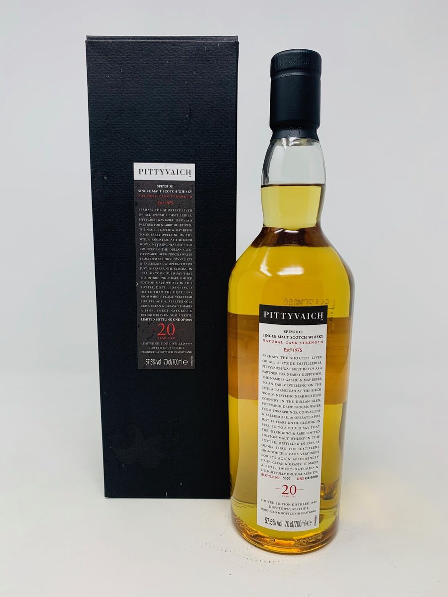 PITTYVAICH 1989 20 YEAR OLD CASK STRENGTH LIMITED EDITION