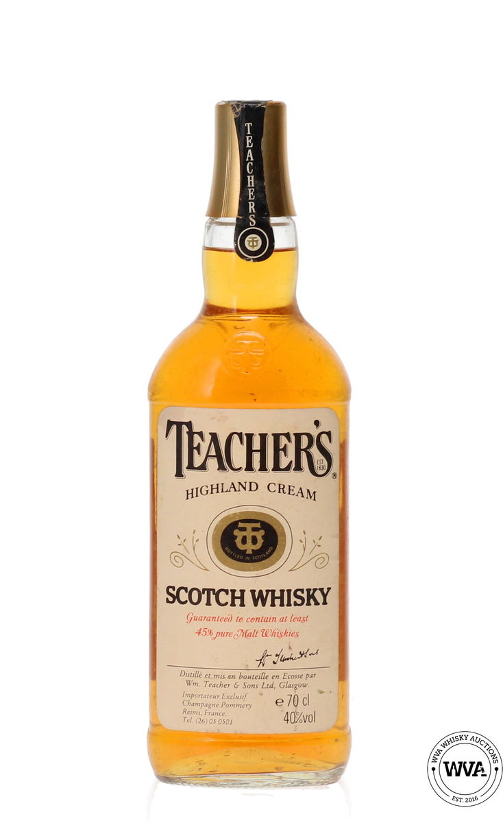 TEACHERS HIGHLAND CREAM SCOTCH WHISKY 