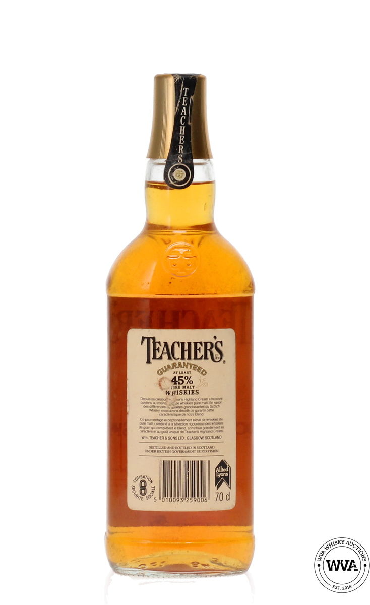 TEACHERS HIGHLAND CREAM SCOTCH WHISKY 