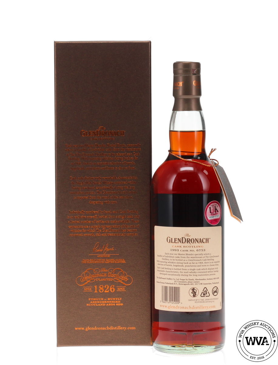 Glendronach 30 Year Old 1993 - Single Cask #6753 UK Exclusive