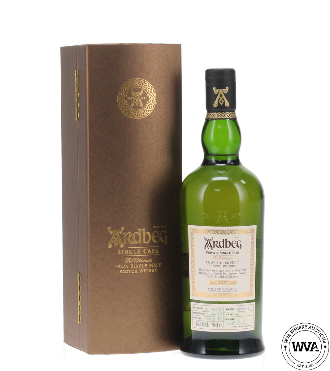 Ardbeg 21 Year Old 2000 Private Cask #2667 - M.S. Lord Of Glencoe