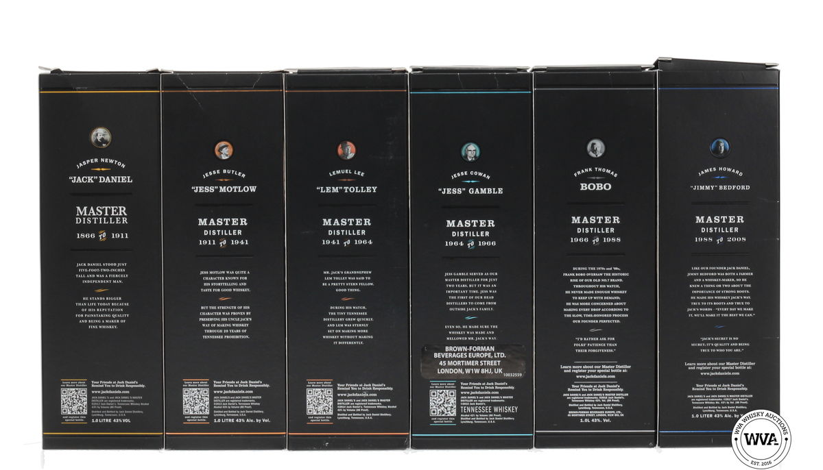 Jack Daniels Master Distiller Series Set (6x1ltr)
