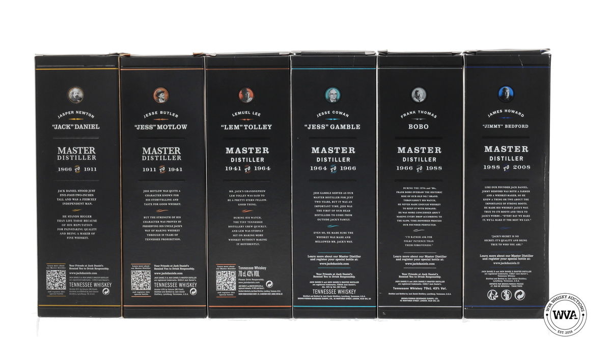 Jack Daniels Master Distiller Series Set (6x70cl)