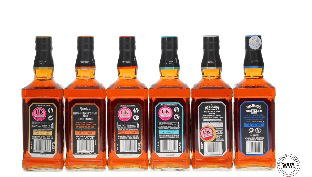 Jack Daniels Master Distiller Series Set (6x70cl)