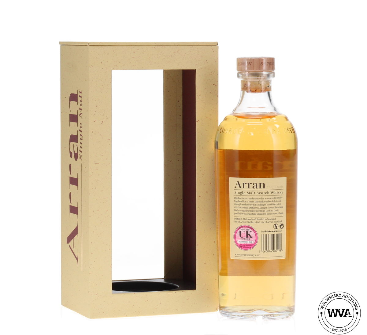 Arran 12 Year Old #2078 - Selfridges Private Cask