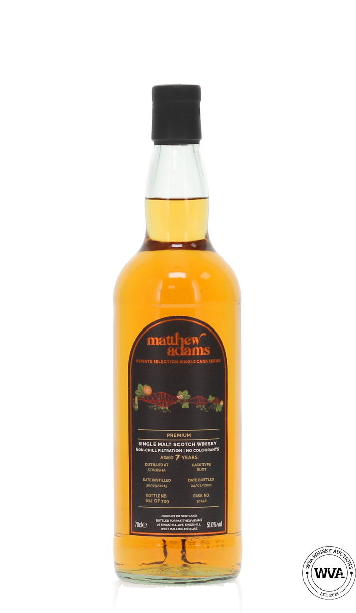 Bunnahabhain - Staoisha 7 Year Old 2015 #10148 - Matthew Adams Private selection