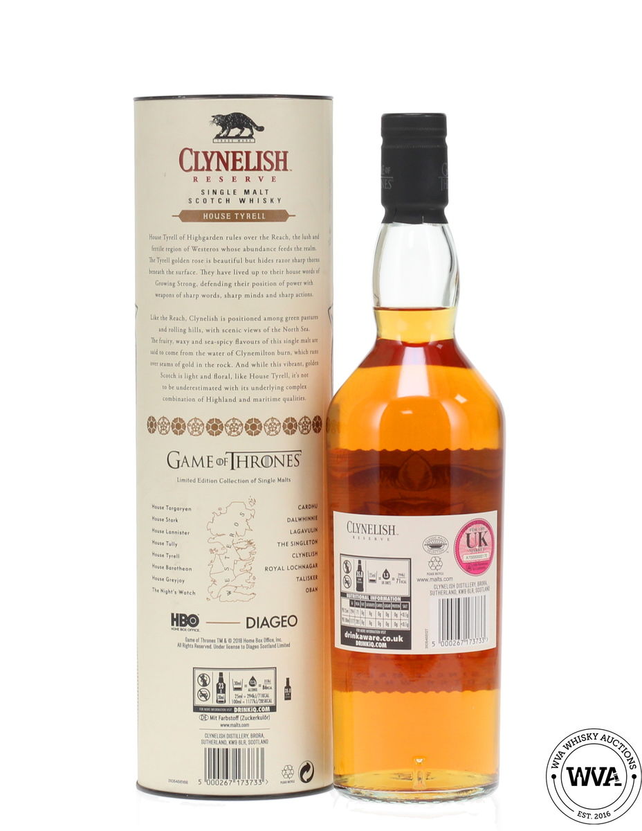 Clynelish Game Of Thrones House Tyrell