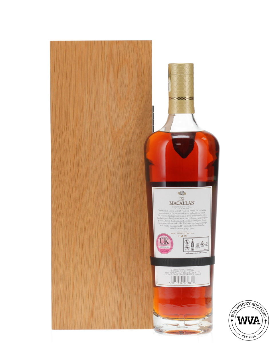 Macallan 25 Year Old Sherry Oak (2019)
