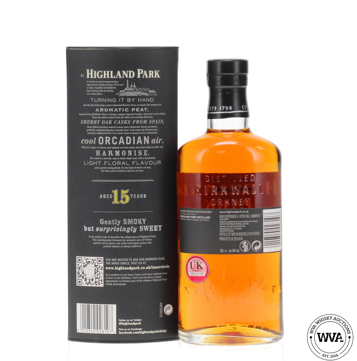 Highland Park 15 Year Old - Pre 2017
