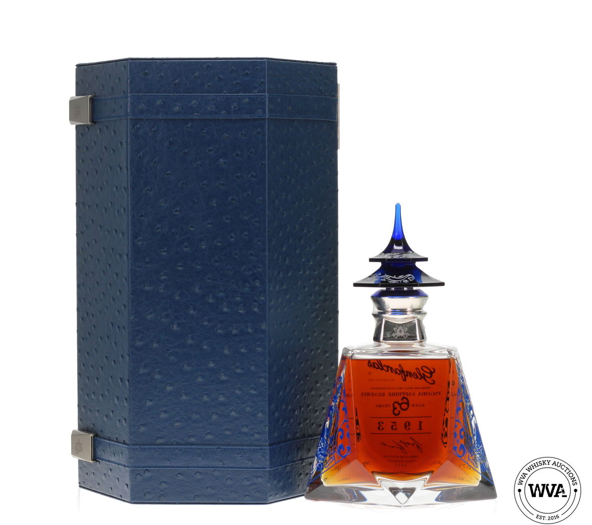 Glenfarclas 63 Year Old 1953 #1677 - Pagoda Sapphire Reserve (Silver Edition)