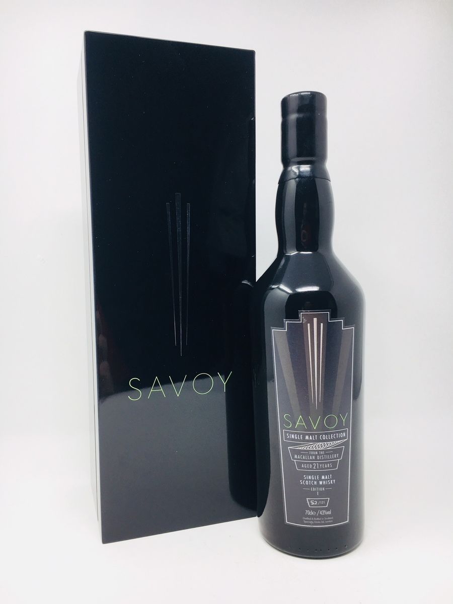 LOT 2377 - THE MACALLAN 21 YEAR OLD SAVOY SINGLE MALT COLLECTION (RESERVE PRICE £1800.00)