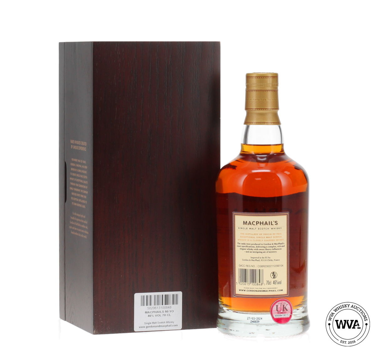 Mcphail's 50 Year Old - Gordon & Macphail