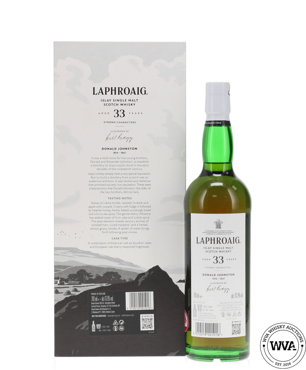 Laphroaig 33 Year Old Strong Characters - Donald Johnston
