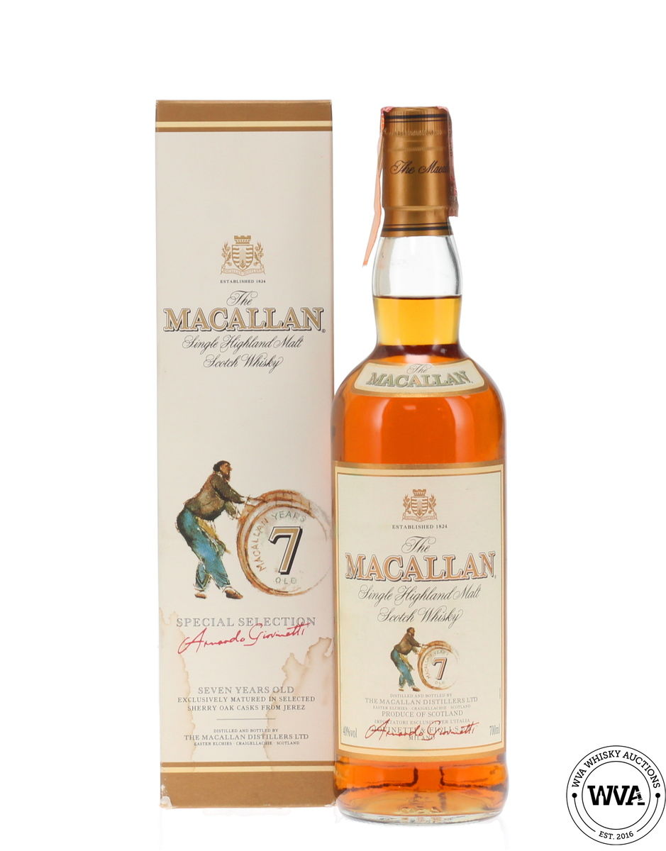 Macallan 7 Year Old Armando Giovinetti Special Selection
