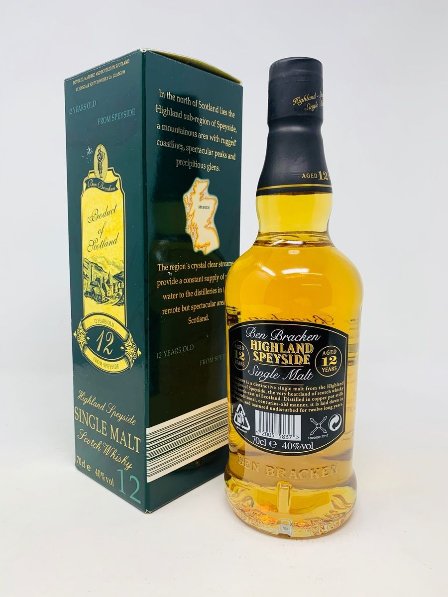 BEN BRACKEN HIGHLAND SPEYSIDE 12 YEAR OLD 