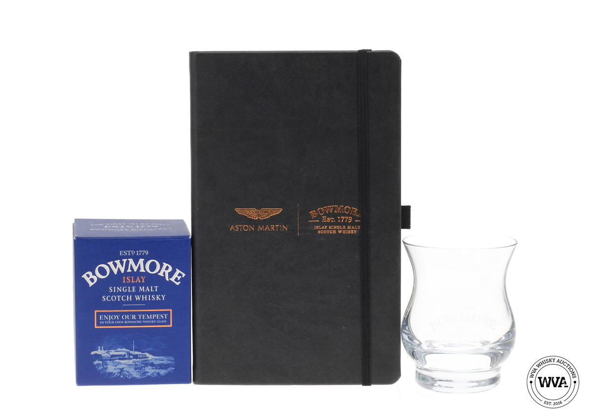 Bowmore Glass & Notebook Bowmore Glass & Notebook