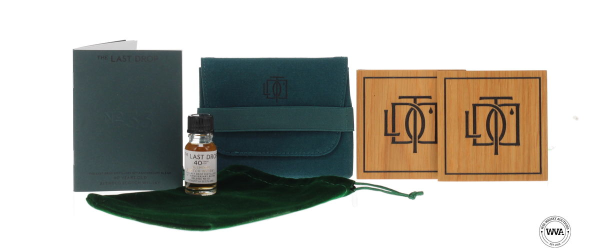 The Last Drop 40 Year Old Miniature (1cl) Journal & Coasters