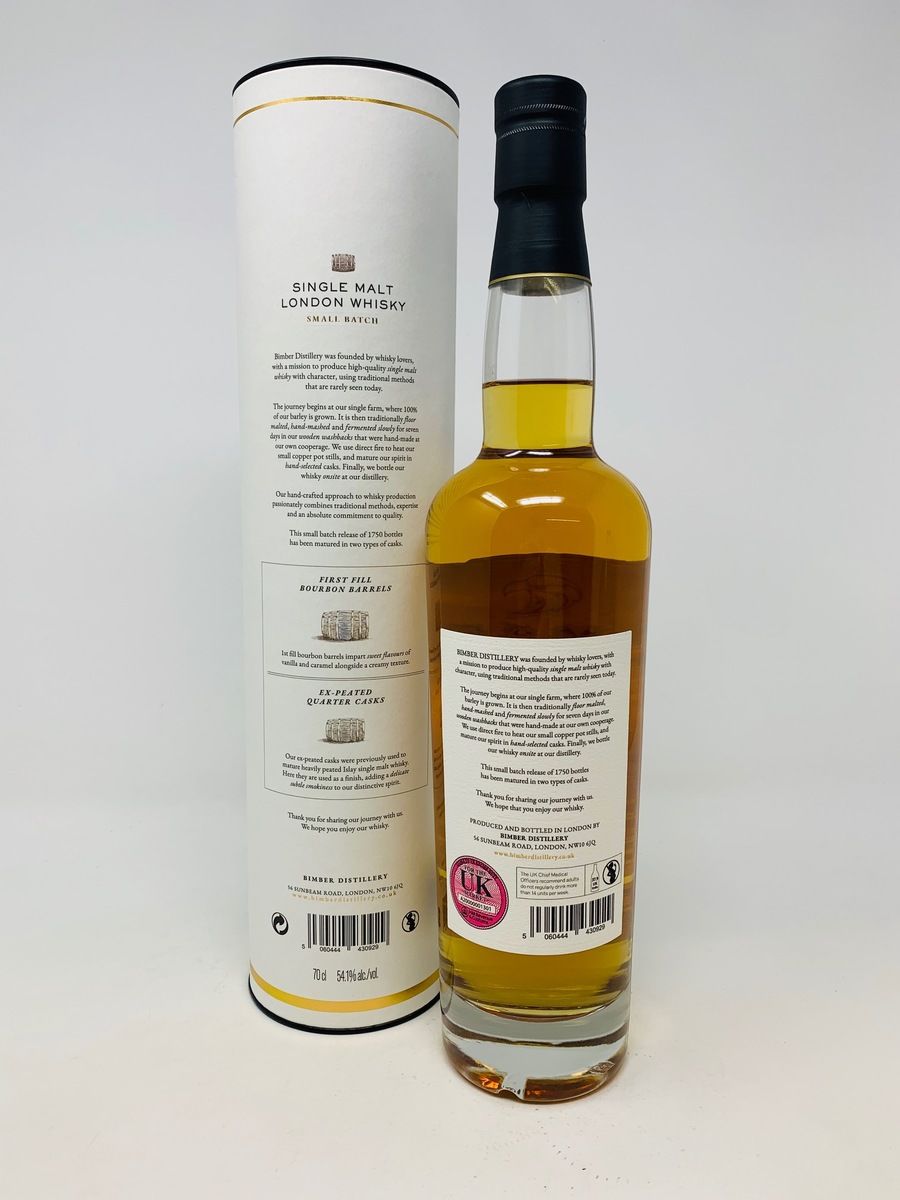 BIMBER PEATED CASK BATCH 1 LIMITED EDITION