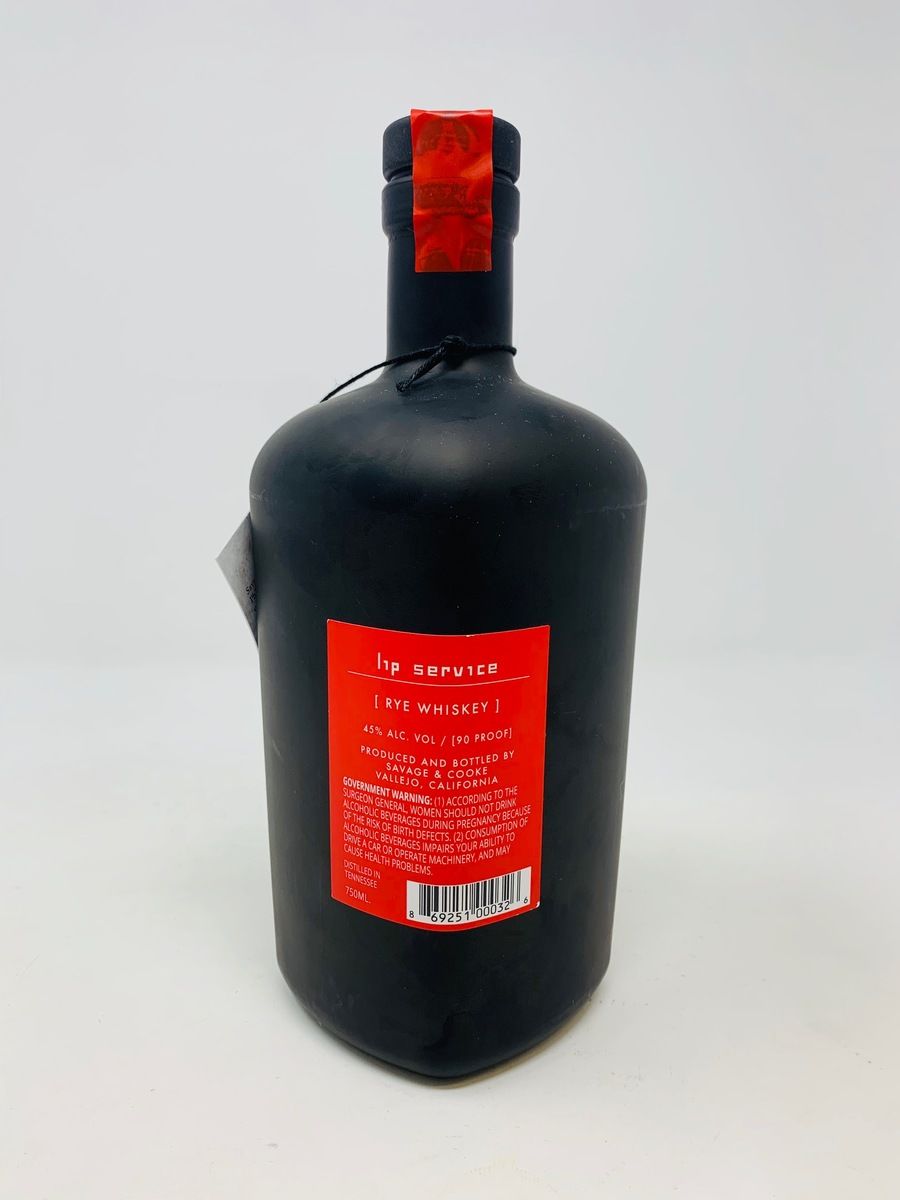 LIP SERVICE RYE WHISKY