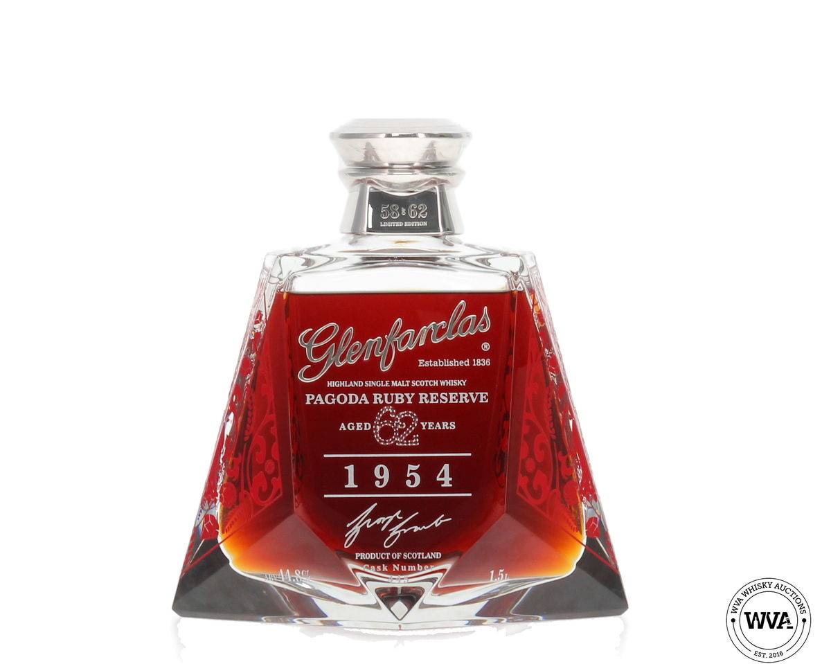 Glenfarclas 62 Year Old 1954 Magnum #445 (1.5ltr) - Pagoda Ruby Reserve (Silver Edition)