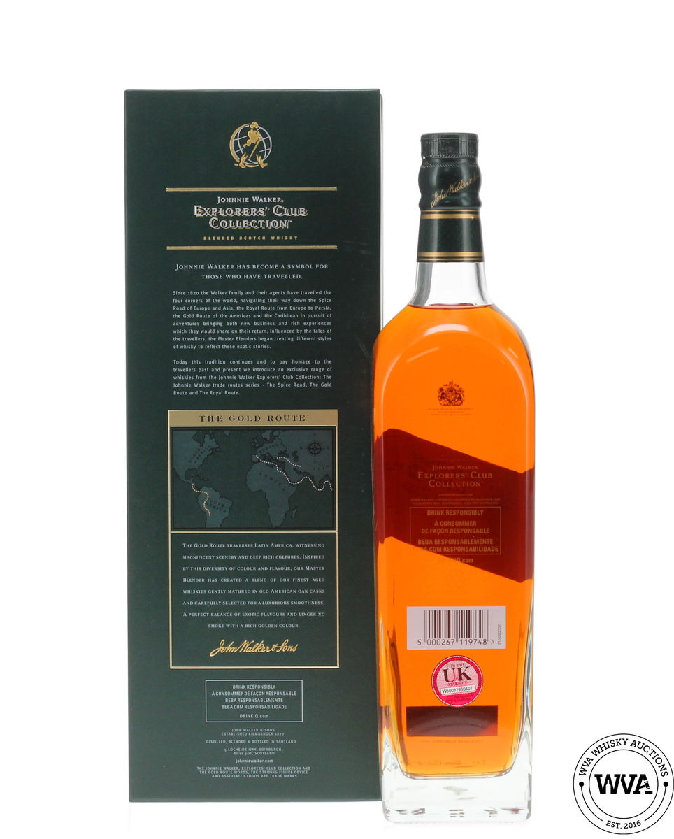 Johnnie Walker "The Gold Route" Explorers Club Collection