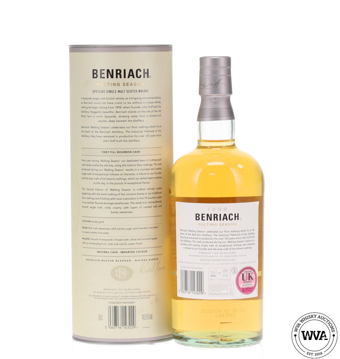 Benriach Malting Season Second Edition