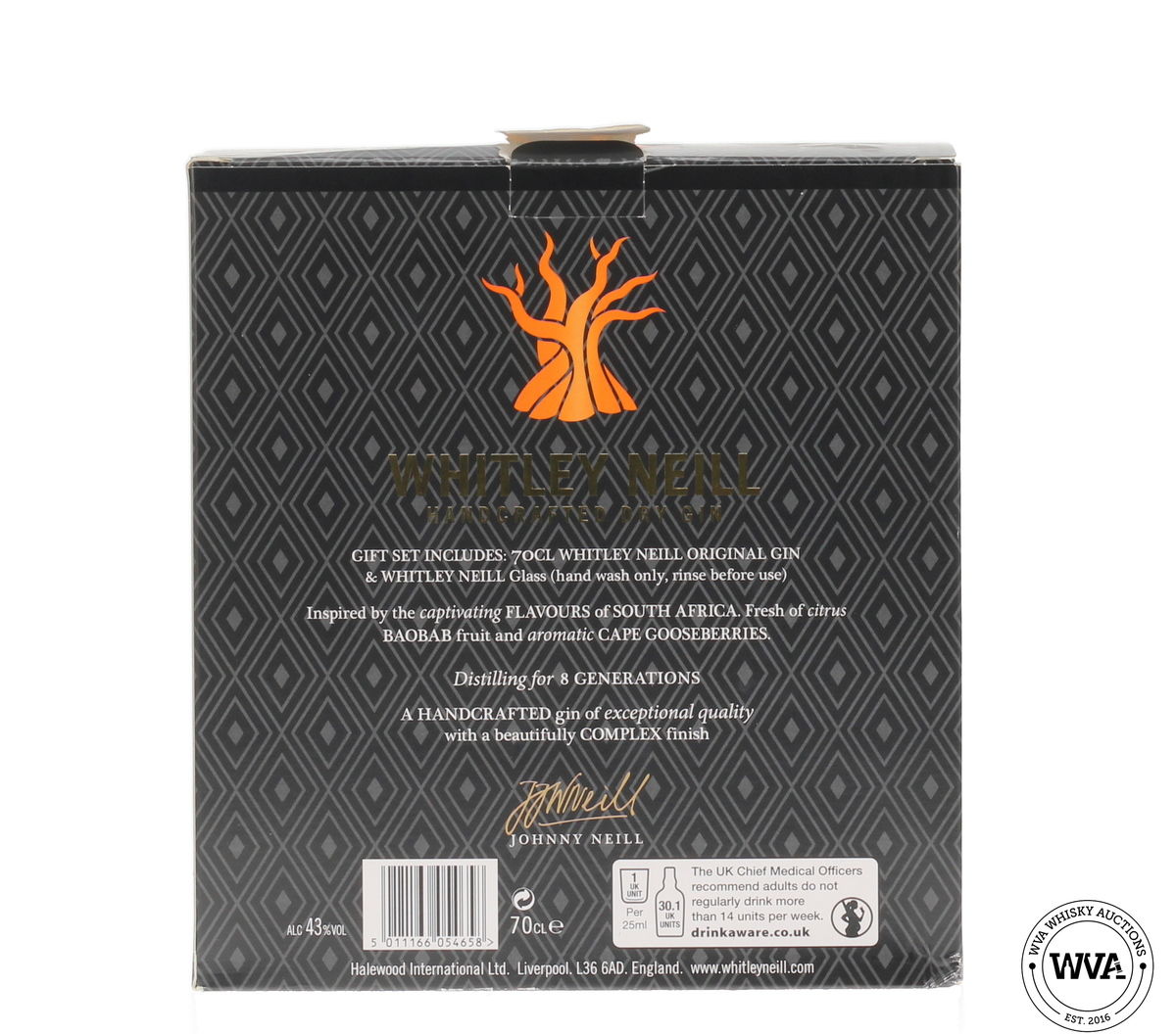 Whitley Neill Original Dry Gin & Glass Pack