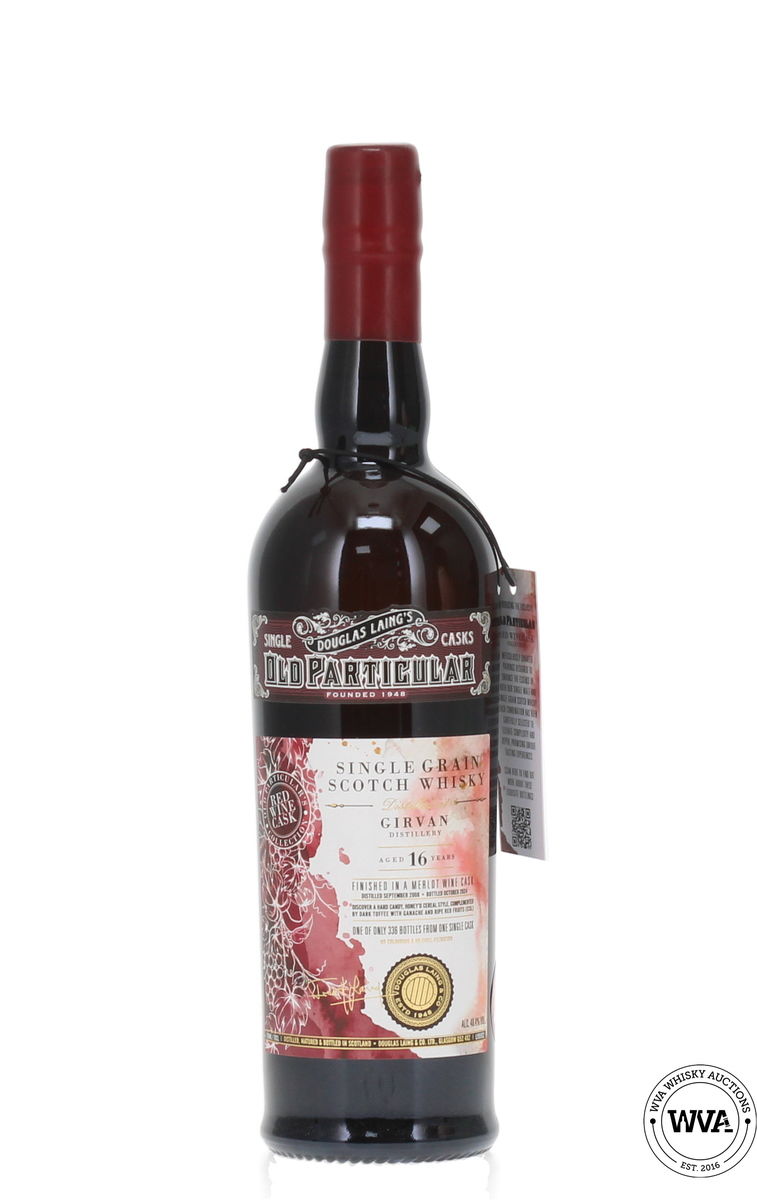 Girvan 16 Year Old Merlot Wine Cask - Old Particular