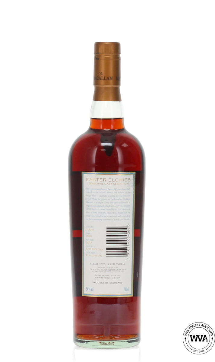 Macallan 14 Year Old (1991) - Easter Elchies Seasonal Cask Selection