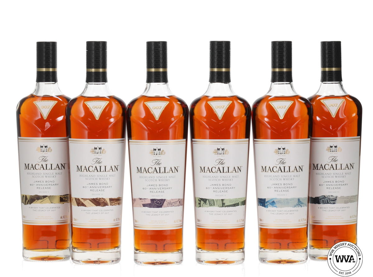 Macallan James Bond 60th Anniversary - Decades I - VI