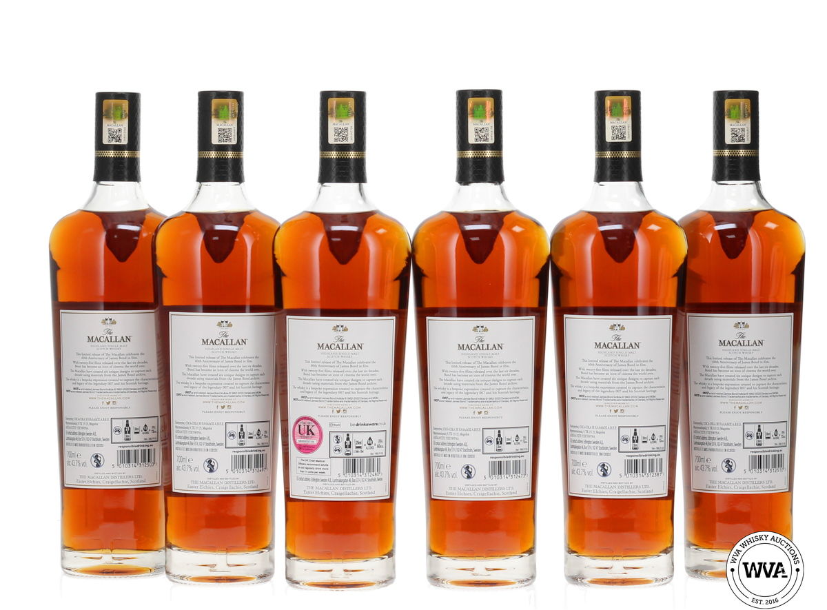 Macallan James Bond 60th Anniversary - Decades I - VI