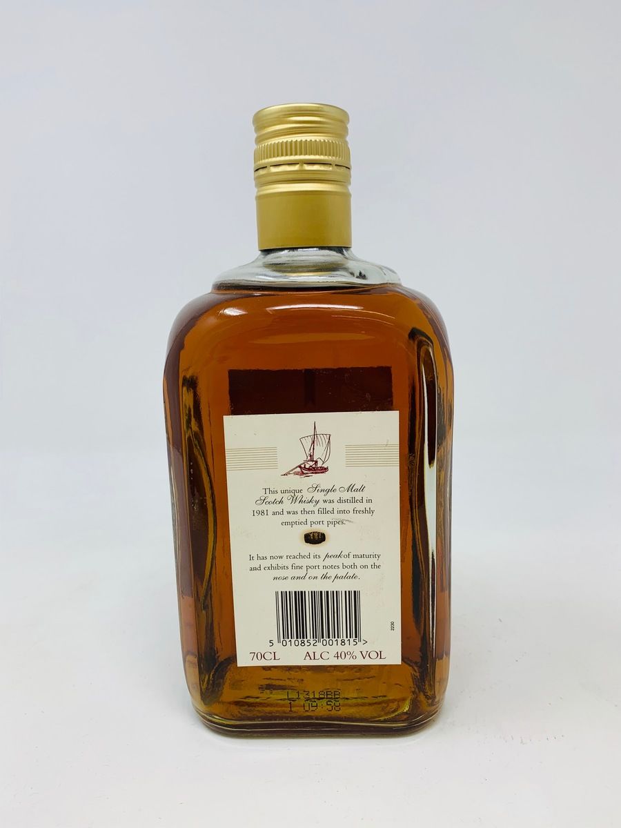 SPEYSIDE 1981 20 YEAR OLD PORT WOOD SINGLE MALT FOR WAITROSE 