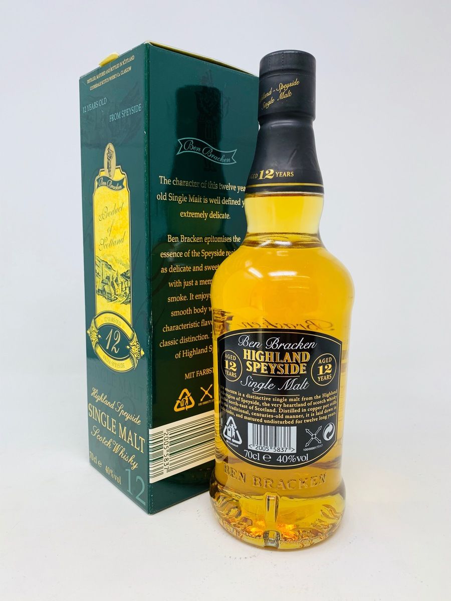 BEN BRACKEN HIGHLAND SPEYSIDE 12 YEAR OLD 