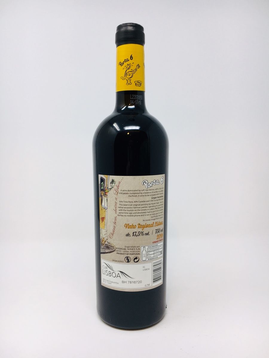 LOT 2619 - VIDIGAL PORTA 6 2016 PORTUGUESE RED WINE (NO RESERVE)