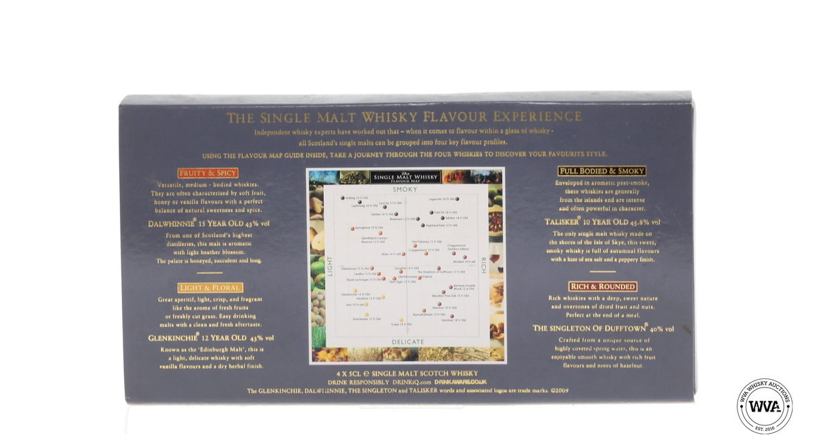 The Single Malt Whisky Flavour Experience Miniatures