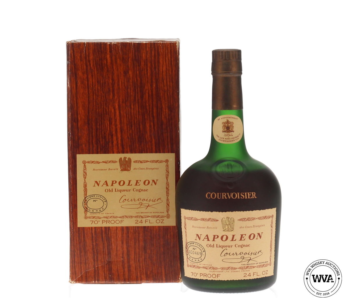 Courvoisier Napoleon Old Liqueur Cognac (1960-70's)