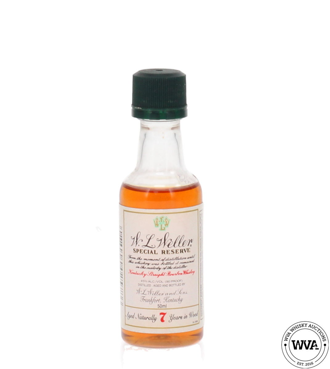 W.L.Weller Special Reserve 7 Year Old Miniature (Plastic)