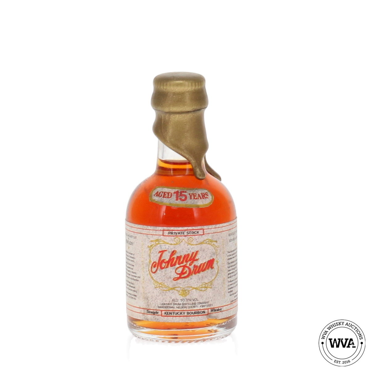Johnny Drum 15 Year Old - Kentucky Straight Bourbon Whiskey Miniature