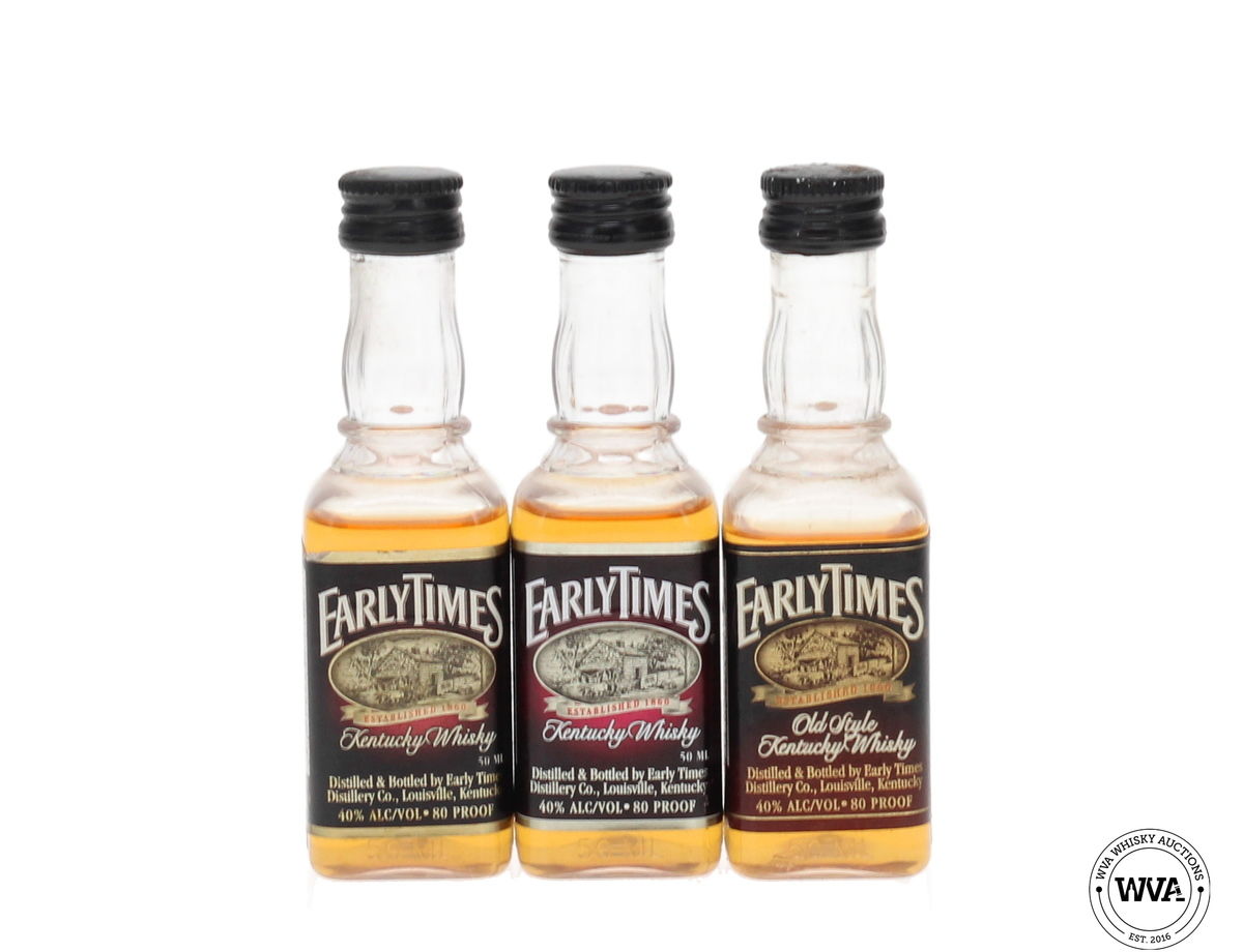 Early Times Kentucky Bourbon Miniatures (Plastic)